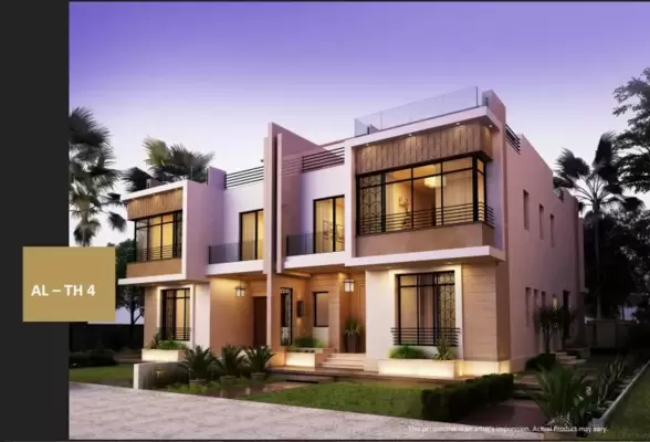Twin house villa for sale in Sheikh Zayed City, Alma compound