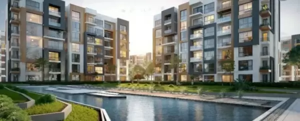 Semi finished apartments 129m for sale in Aria Mostakbal City