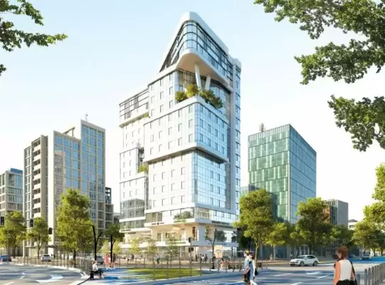 Vivid Business Tower project shop for sale in New Capital
