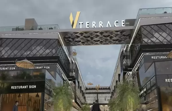 V Terrace Mall New Cairo shop 259m for sale