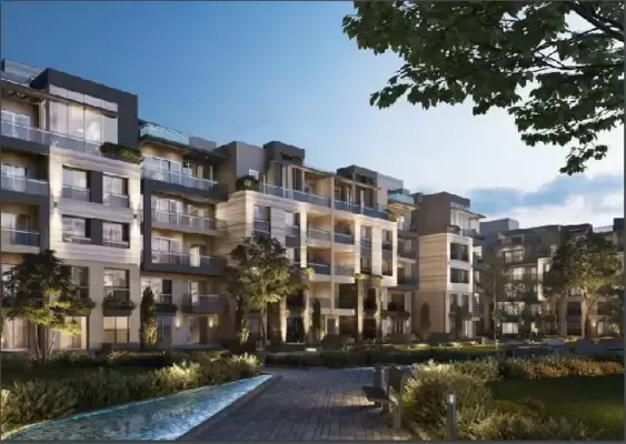 Fully finished apartment 230m for sale in Trio Gardens New Cairo