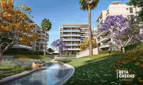 Semi finished apartment 138m for sale in Beta Greens Mostakbal City